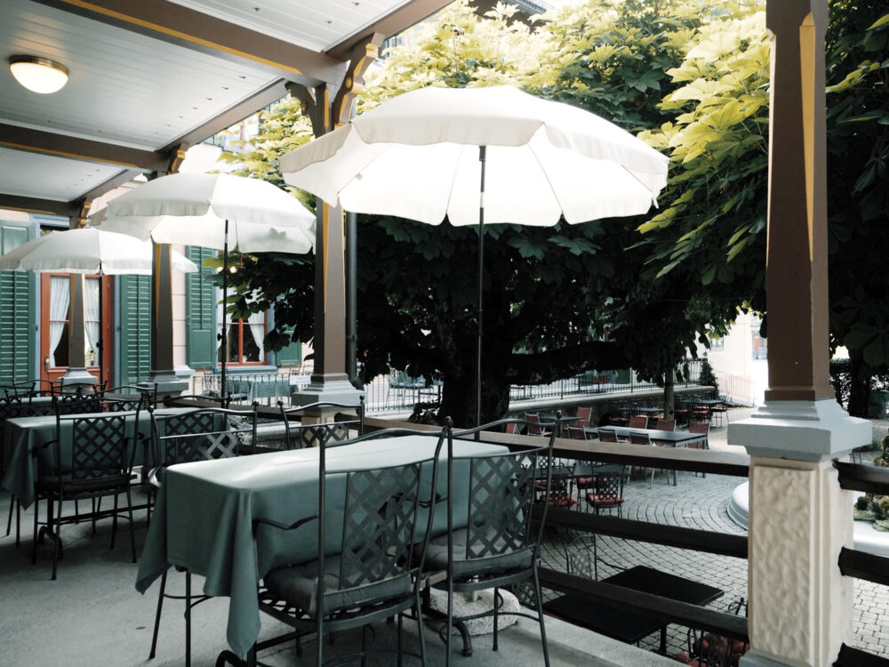 Die Gartenterrasse